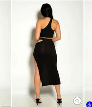 Load image into Gallery viewer, Black Jahzy Two Piece Dress
