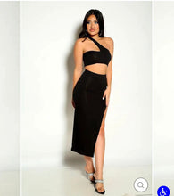 Load image into Gallery viewer, Black Jahzy Two Piece Dress